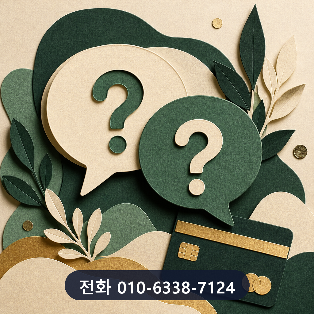 신용카드 카드깡 자주 묻는 질문 이미지